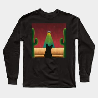 UFO in the desert Long Sleeve T-Shirt